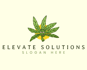 Cannabis Marijuana Leaf logo