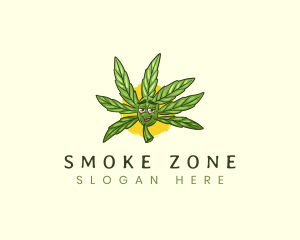 Cannabis Marijuana Leaf logo design