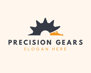 Mechanical Gear Snail logo design