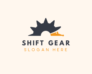 Mechanical Gear Snail logo design