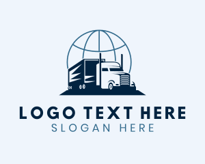 Global Logistics Truck logo