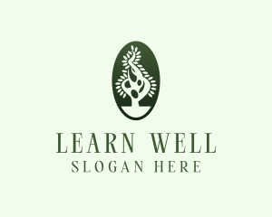 Tree Nature Therapy Wellness logo design