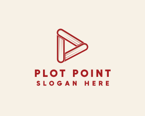 Book Play Button logo