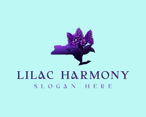 Lilac Flower Petals logo