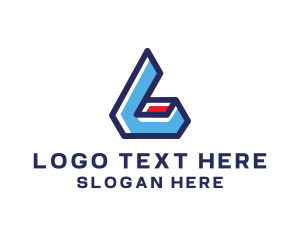 Digital Business Letter L logo