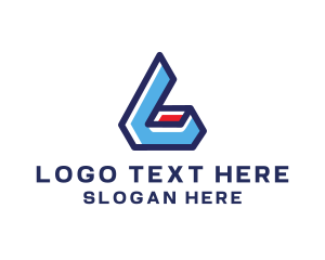 Digital Business Letter L Logo