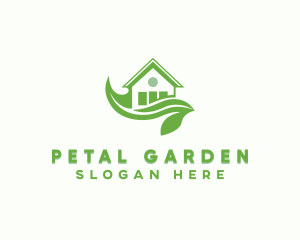 Lawn Backyard Landscaping logo design