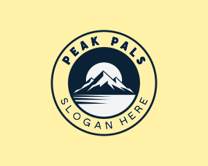 Mountain Peak Adventure logo design