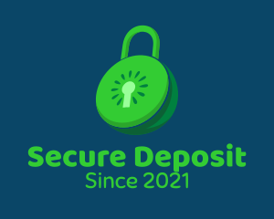 Kiwi Security Lock logo design