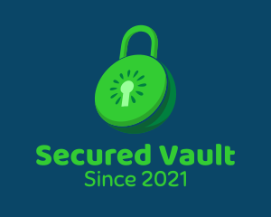 Kiwi Security Lock logo design