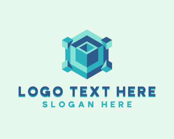 Isometric logo example 1