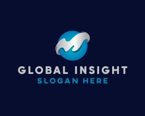 Global Business Sphere logo design