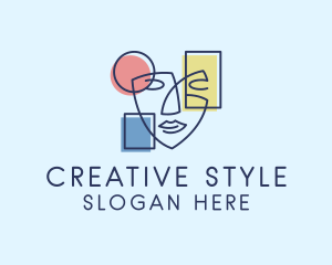 Creative Face Art logo design