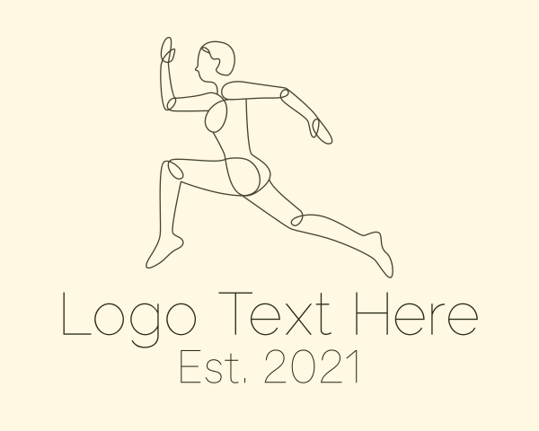Runner logo example 3