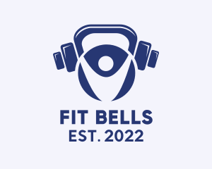 Crossfit Kettlebell Fitness Gym  logo design