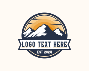 Outdoor Mountain Adventure Logo