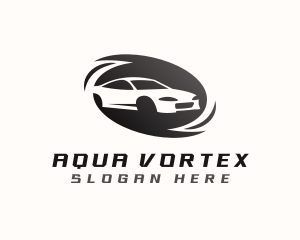 Car Racer Vortex logo design