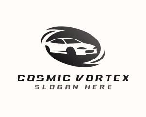 Car Racer Vortex logo design