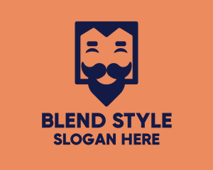 Hipster Gentleman Man logo design