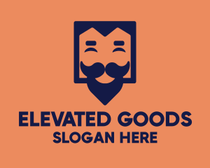 Hipster Gentleman Man logo design