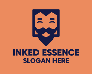 Hipster Gentleman Man logo design