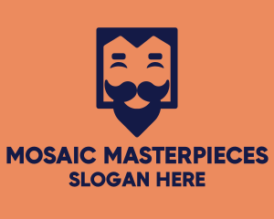 Hipster Gentleman Man logo design