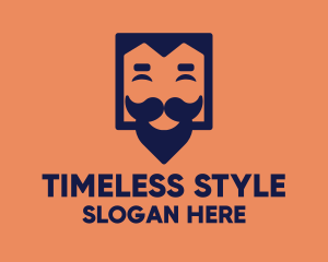 Hipster Gentleman Man logo design