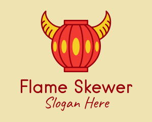 Chinese Ox Horn Lantern Logo