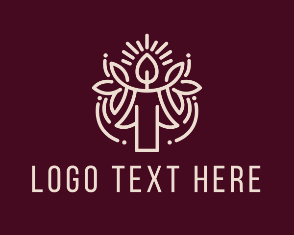 Festive Religious Candle  logo