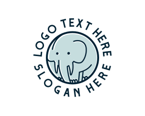 Cute Elephant Daycare logo