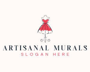 Fashion Dress Mannequin logo design