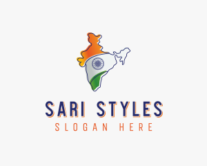Modern India Outline logo