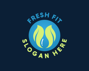 Fresh Water Drop logo design