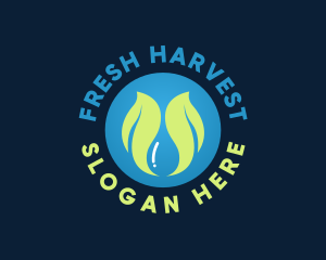 Fresh Water Drop logo design