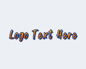 Wordmark - Paint Cartoon Wordmark logo design