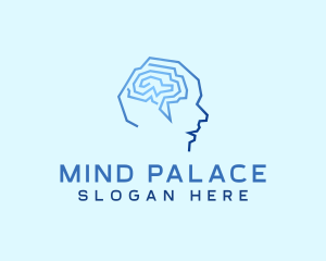 Psychology Brain Head logo