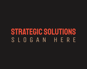 Strong Business Solutions logo design