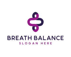 Modern Loop Balance logo design