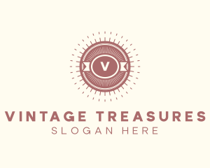 Retro Hipster Vintage logo design