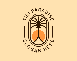 Vacation Resort Coconut logo design