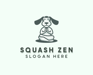 Yoga Pet Dog Puppy logo design