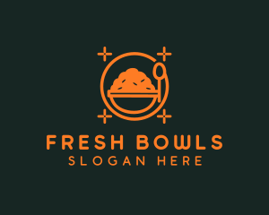 Rice Bowl Breakfast logo design