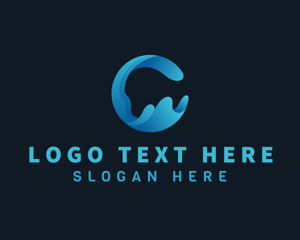 Surfer logo example 2