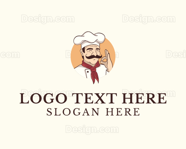 Italian Chef Restaurant Logo