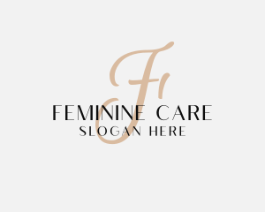 Feminine Skin Care Cosmetics Salon  logo design