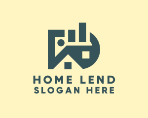 Housing Mortgage Letter D logo