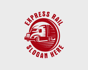 Cargo Truck Forwarding logo design