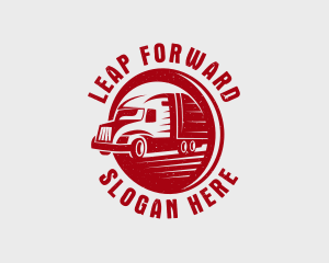 Cargo Truck Forwarding logo design