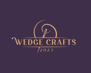 Handicraft Needle Sewing logo design