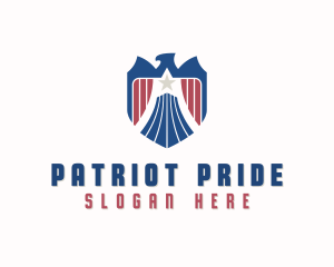 Veteran Eagle Patriot logo design